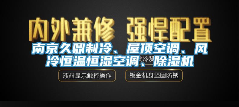 南京久鼎制冷、屋頂空調、風冷恒溫恒濕空調、除濕機