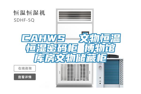 CAHWS  文物恒溫恒濕密碼柜 博物館庫房文物儲(chǔ)藏柜