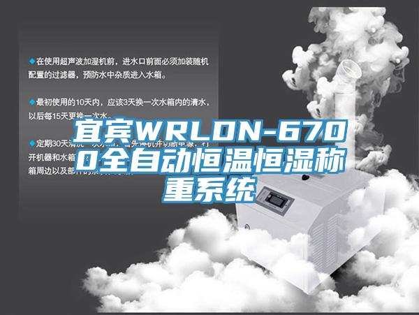 宜賓WRLDN-6700全自動恒溫恒濕稱重系統