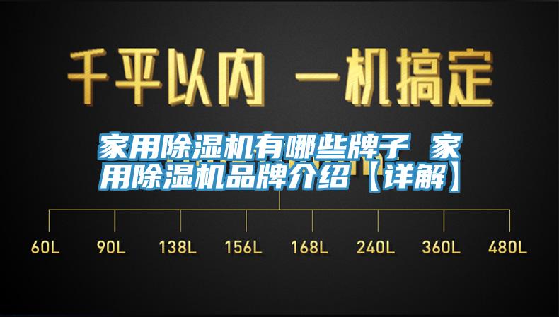 家用除濕機有哪些牌子 家用除濕機品牌介紹【詳解】