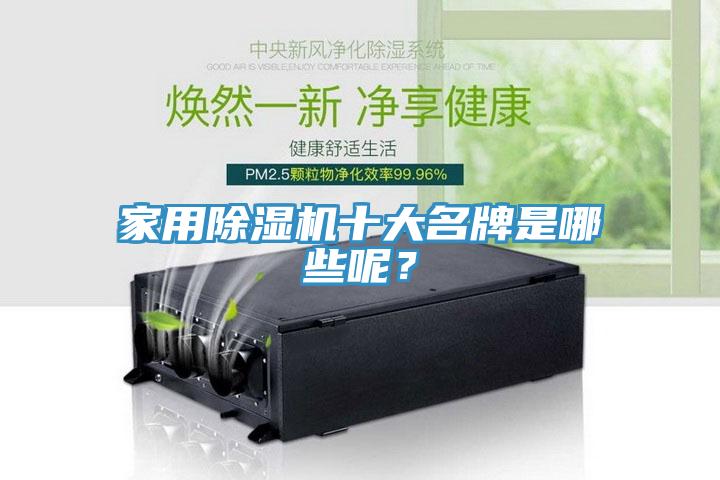 家用除濕機十大名牌是哪些呢？