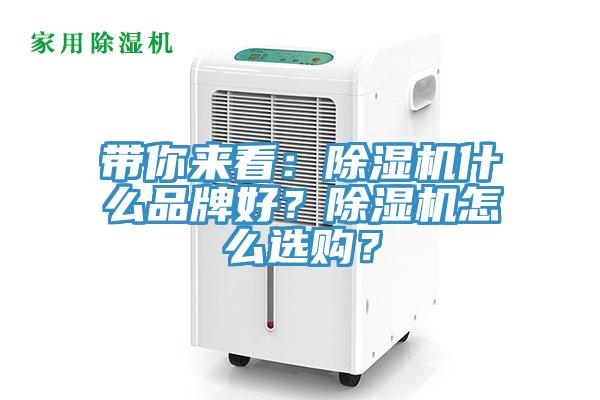 帶你來看：除濕機什么品牌好？除濕機怎么選購？