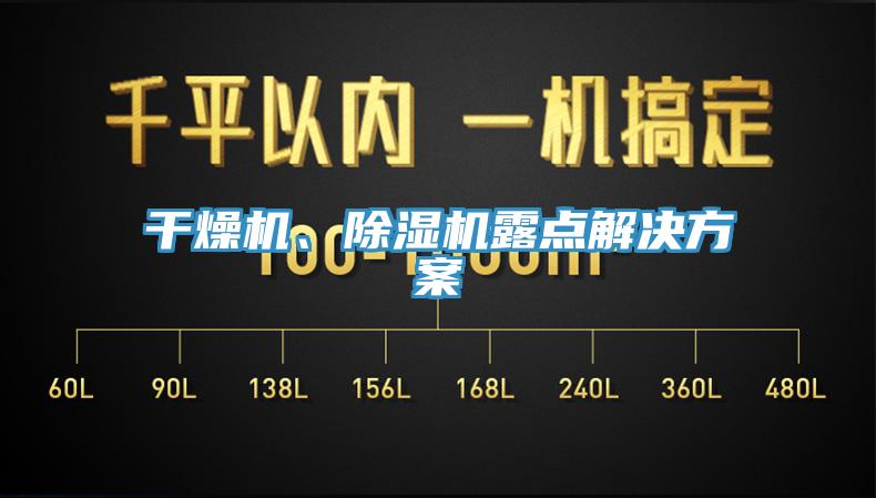 干燥機(jī)、除濕機(jī)露點(diǎn)解決方案