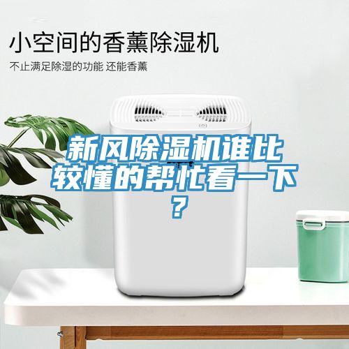 新風(fēng)除濕機(jī)誰(shuí)比較懂的幫忙看一下？