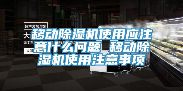 移動除濕機使用應注意什么問題 移動除濕機使用注意事項