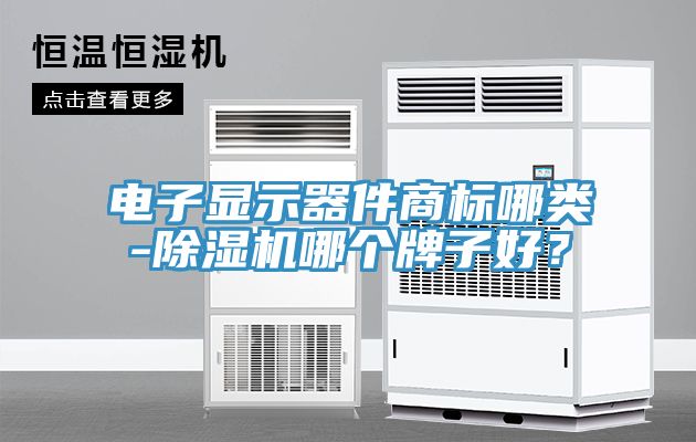 電子顯示器件商標哪類-除濕機哪個牌子好？